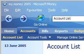 Go Online Image in Money 2005